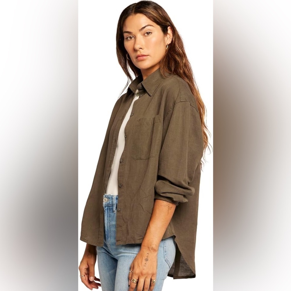 Stateside Linen Oversized Shirt (106)